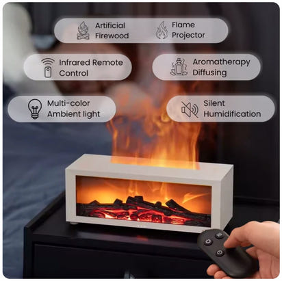 Kanda Empire™ - Fireplace Flame Aroma Diffuser